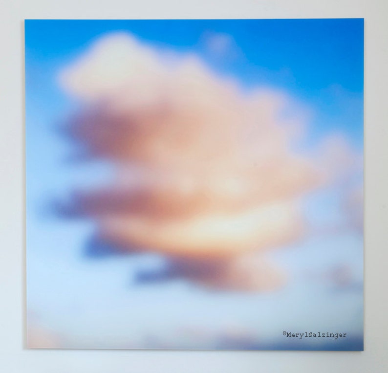 One Cloud Photograph, Landscape, Fine Art, BeachScape, Ocean image 1