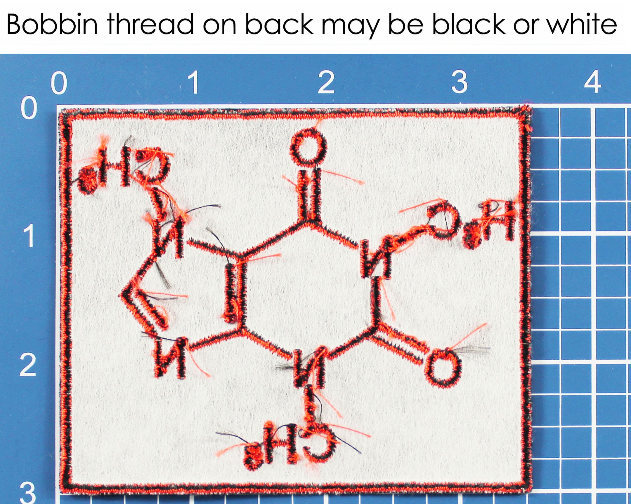 Caffeine Patch 3 x 3.5 Molecule Patches Coffee Etsy