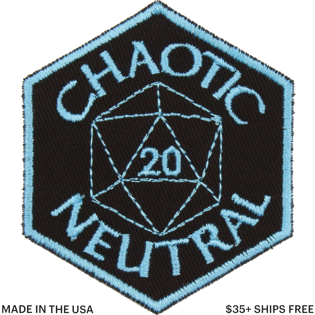 Chaotic Neutral Patch – Made in USA – 2.5