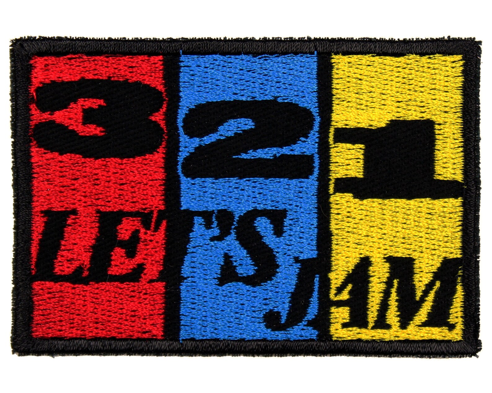 321 Let's Jam Patch Made in USA 3 X 2 Etsy