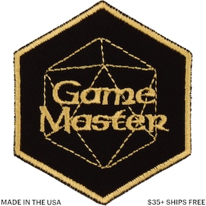 Game Master Patch – Made in USA – 2.5&quot; x 3&quot;Rpg Class Patch – D&D Patch – DnD Patches – DM Patch – Dungeon Master Patch – GM Patch