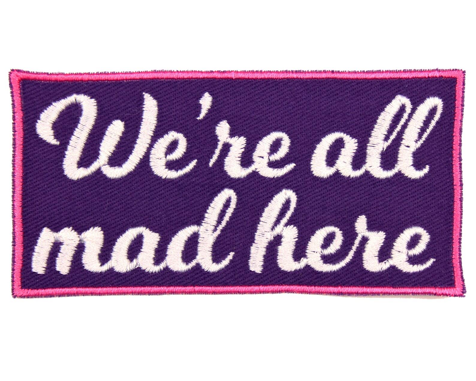 We re all the way. Were all mad here. we are all mad here вязание надписи.