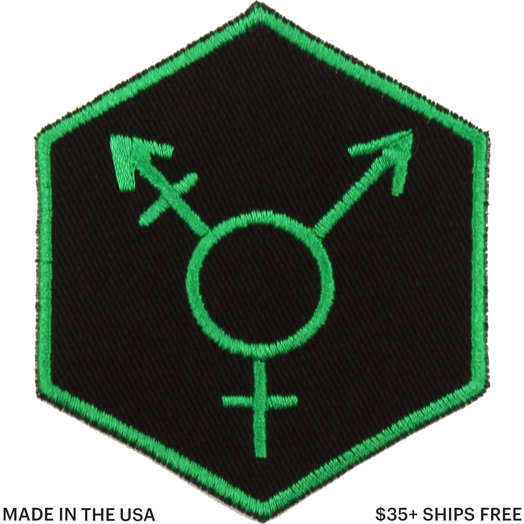 Trans Symbol Patch Trans Symbol Patch – Made in USA – 2.5