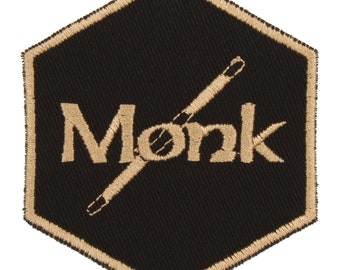 Monk Patch – Made in USA – 2.5" x 3" RPG Class Patch – D&D Patch – DnD Patches – Tabletop Gaming Patch – Gifts for Gamers – Gifts Under 10