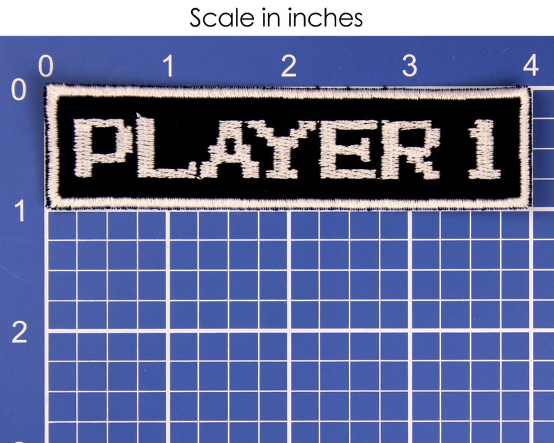 Player 1 Patch 4 x 1 Classic Video Game Patches Etsy