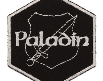 Paladin Patch – Made in USA – 2.5" x 3" RPG Class Patch – D&D Patch – DnD Patches – Tabletop Gaming Patch – Gifts for Gamers –Gifts Under 10