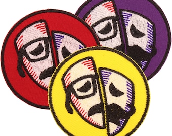 Toppa Best in Jest – Scelta di 3 colori – Prodotto negli Stati Uniti – Toppa Professor Lando da 3" – Toppa Commander Connor – Toppa Podcast The Best in Jest