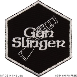 Gunslinger Patch – Made in USA – 2.5&quot; x 3&quot; RPG Class Patch – D&D Patch – DnD Patches – Tabletop Gaming Patch – Gifts for Gamers