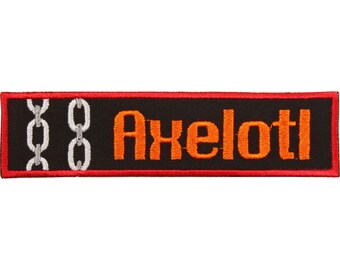 Holotempus Axelotl Patch – Made in USA – Axel Patch – Holotempus Patch – V-tuber Patch – Streamer Patch