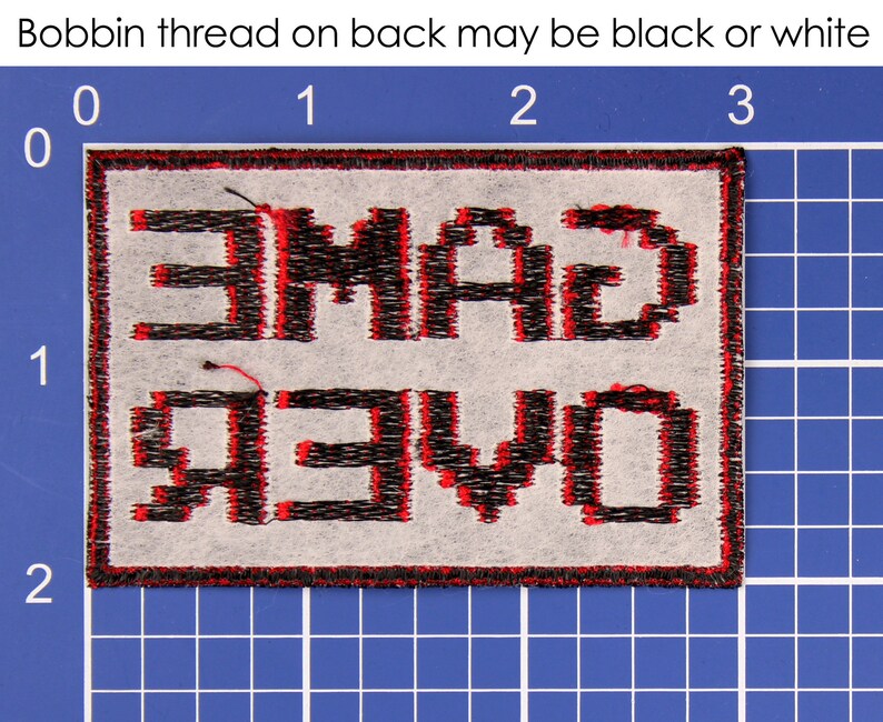 Game Over Patch 3 x 2 Video Game Patches Gamer Etsy