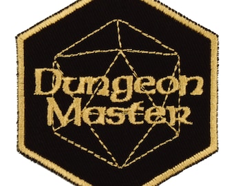 Dungeon Master Patch – Made in den USA – 2,5 "x 3" Rpg Class Patch – D&D Patch – DnD Patches – DM Patch – Game Master Patch – GM Patch