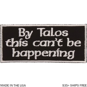 By Talos This Can&#39;t Be Happening Patch – Made in USA – 1.75&quot; x 4&quot; Video Game Patch – Gamer Patch – Meme Patches for Jackets –Patch for Jeans