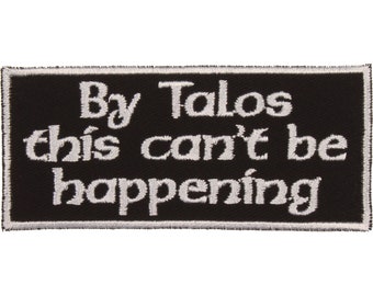 By Talos This Can't Be Happening Patch – Made in USA – 1.75" x 4" Video Game Patch – Gamer Patch – Meme Patches for Jackets –Patch for Jeans