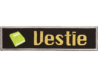Holotempus Vestie Patch – Made in USA – Vesper Patch – Holotempus Patch – V-tuber Patch – Streamer Patch