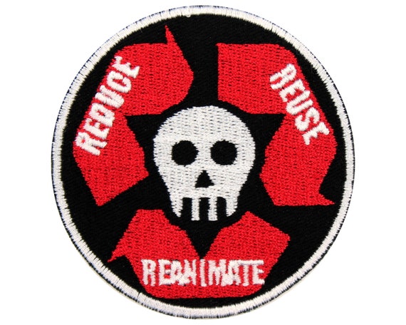 Reduce Reuse Reanimate Patch Made in USA 3 Necromancer | Etsy