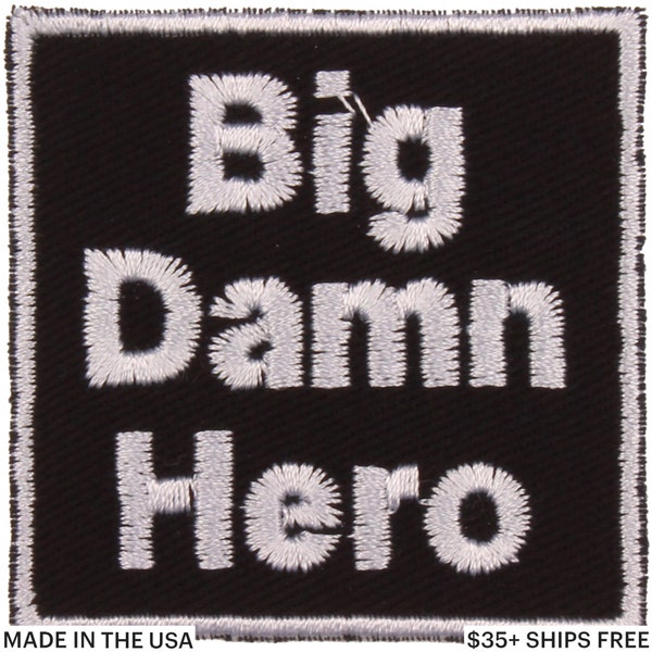 Big Damn Hero Patches – Made in USA – 2" x 2" Browncoat Patch – Geek Patch – Geeky Patch – Nerd Patch – Nerdy Patch – Fandom Patch