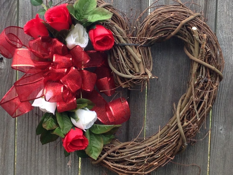 Medium Heart Wreath Etsy