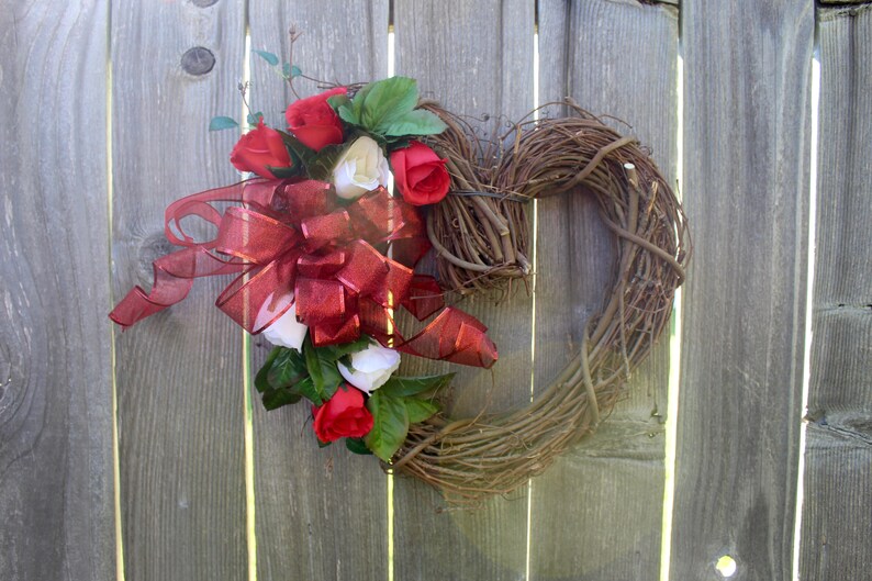 Medium Heart Wreath Etsy