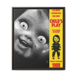 Chucky Child&#39;s Play Horror Movie Wall Art