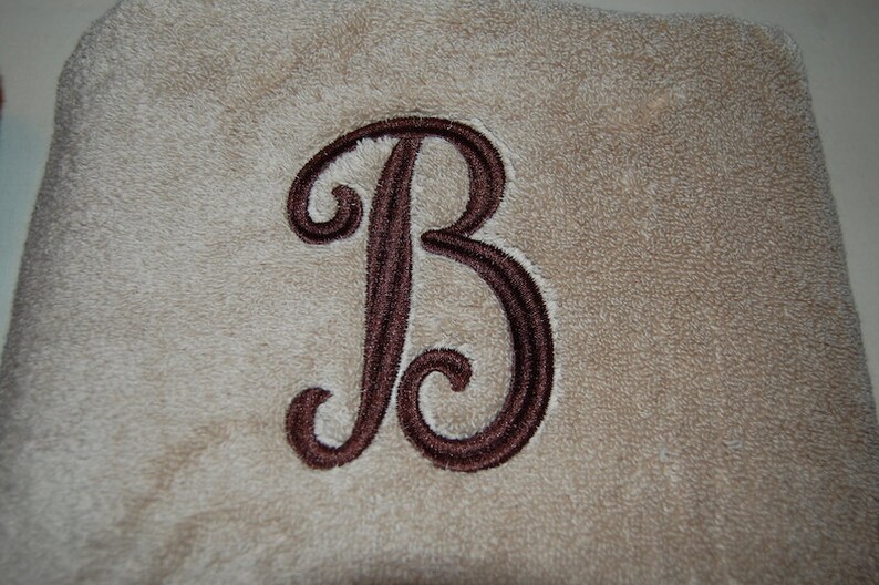 Monogrammed Luxury Bath Towel Set Hand Towels Wedding Gift ...
