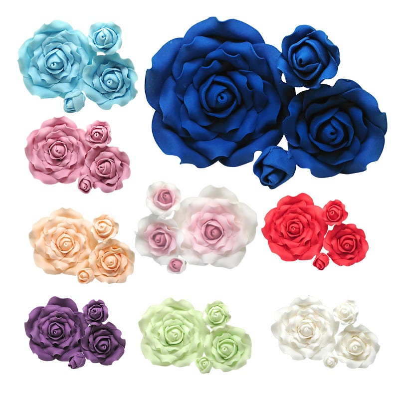 Wafer Paper Roses Edible - Etsy UK