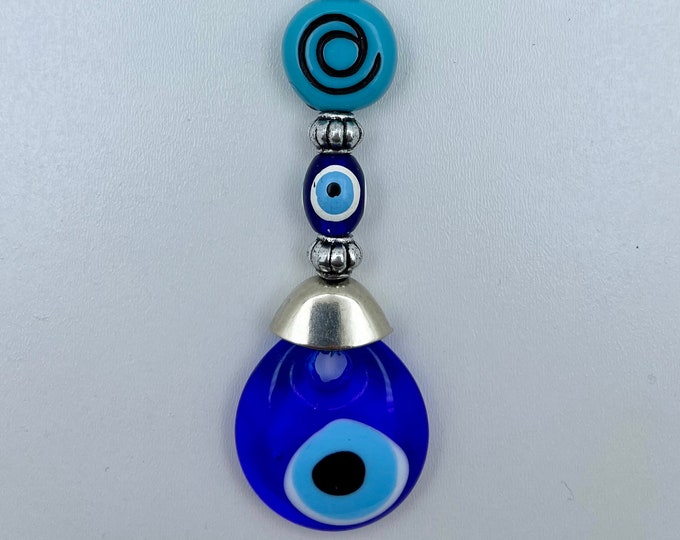 70% off Evil eye keychain - gift for her - Souvenir lucky gift - gift from Turkey - Turquoise Evil Eye Keychain - Car Protection Charm