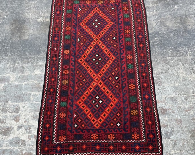 70% off Handwoven Afghan Rug kilim | Ghalmori handmade kilim | rug for bedroom | Living room rug