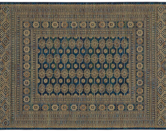 8x10 fine Pakistani Traditional Jaldar rug - Living room rug - hallway rug runner - 6 Sizes - Bedroom rug 7x10 rug - Oriental area rug