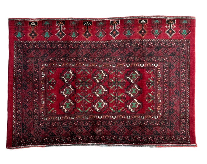 Handmade Afghan Turkmen Balisht | Tribal Cushion cover | Lumbar Pillow