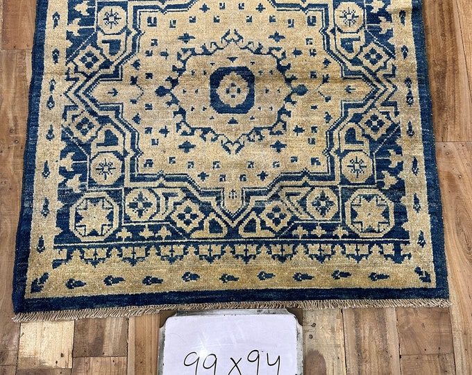 70% off 3x3.2 Ft/  Afghan handmade Tribal Mamluk Rug - Kids room rug - Kitchen rug - veg dye rug
