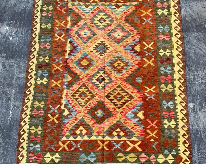 70% off 5'0 x 6'7 Chobi  Sumak kilim rug