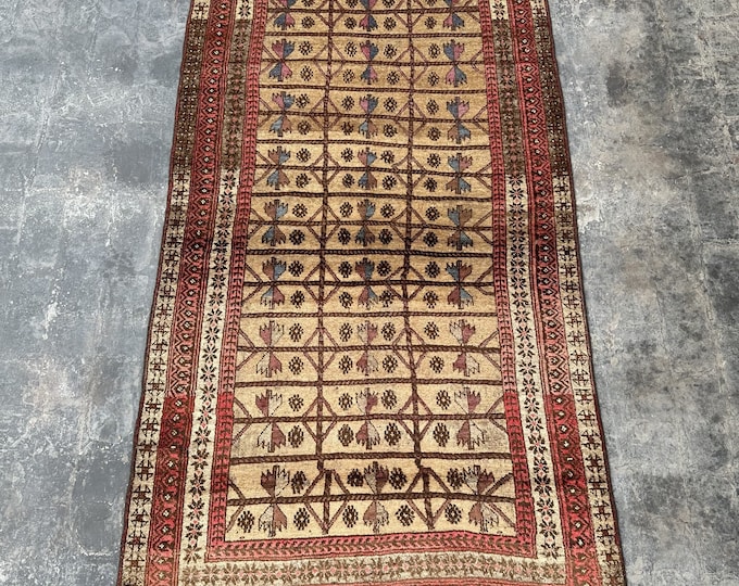 70% off Vintage Area rug | Handmade Afghan rug | Rugs for bedroom | Rugs Living room