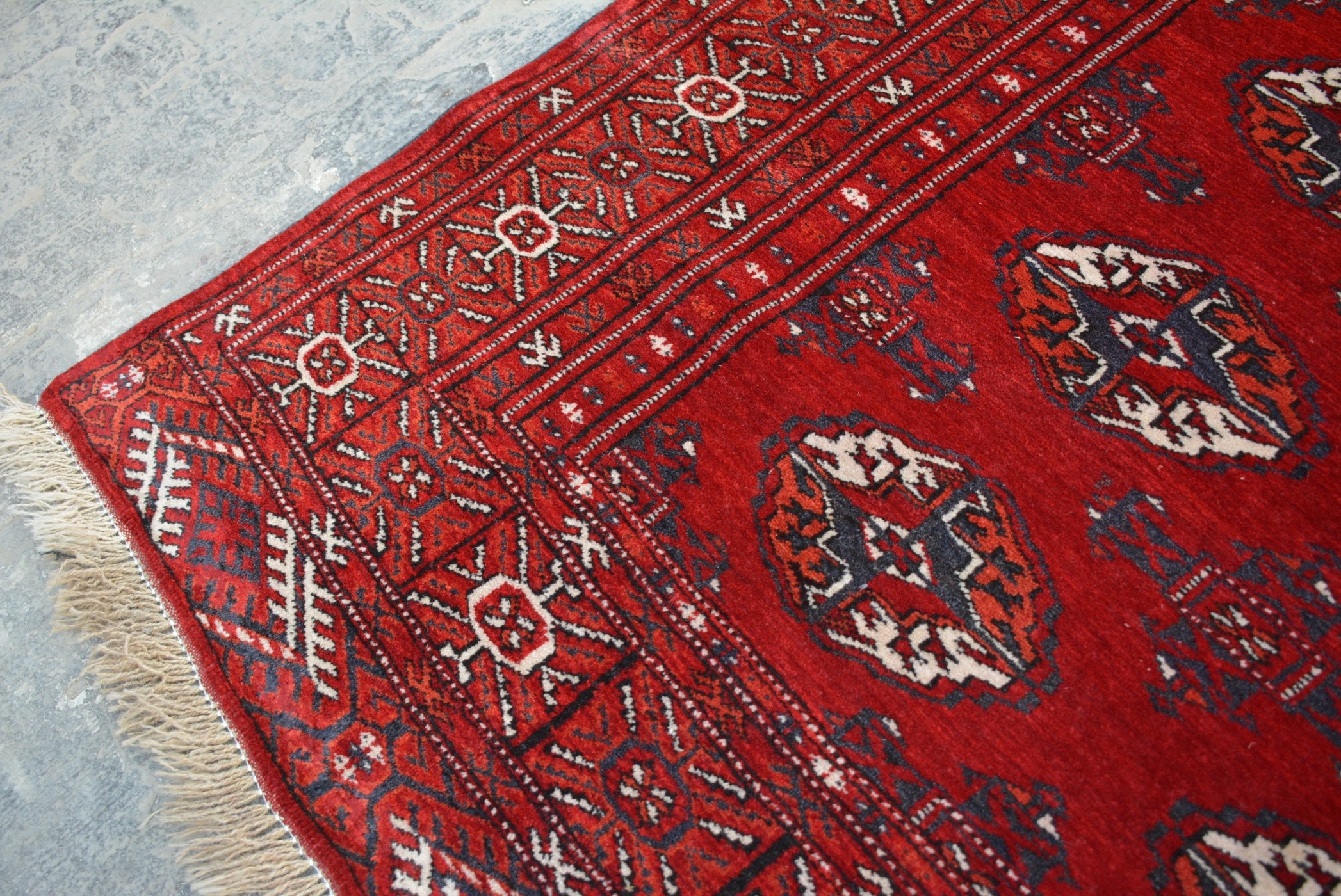 best quality Vintage Afghan turkoman tribal chobbash bokhara handmade