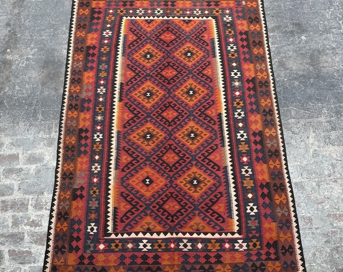 Handwoven Afghan Rug kilim | Ghalmori handmade kilim | rug for bedroom | Living room rug