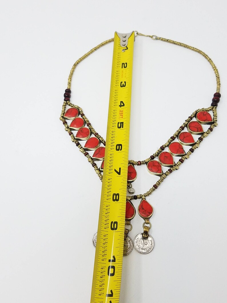 tribal pendant boho style Afghan jewelry Beautiful Afghan Kuchi necklace