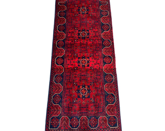 70% off Afghan hand knotted Khal Mohammadi Rug - Hallway rug runner