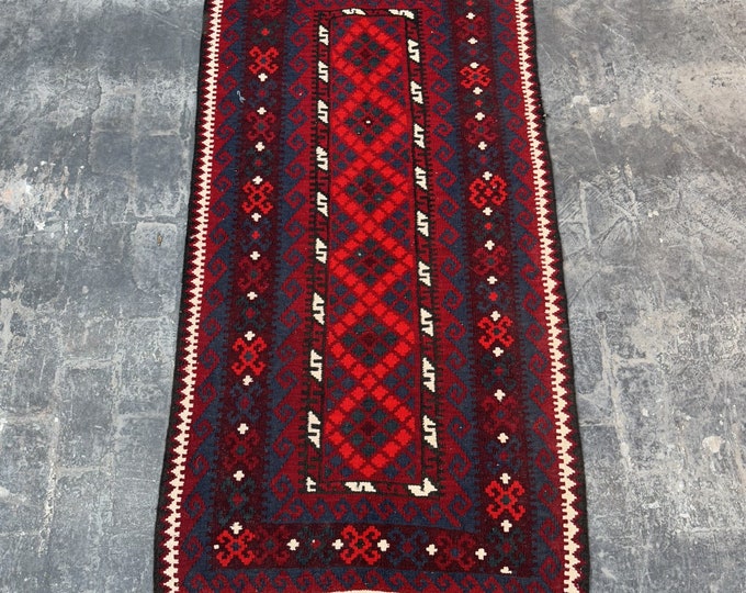70% off Afghan rug kilim | Handmade Tribal wool rug kilim