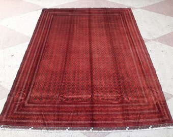 Super fine Hand-Knotted Khoja Roshnai Area Carpet - 9'7 x 13'0