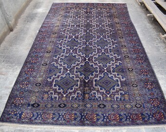 Hand knotted Tribal Large area Beluchi rug