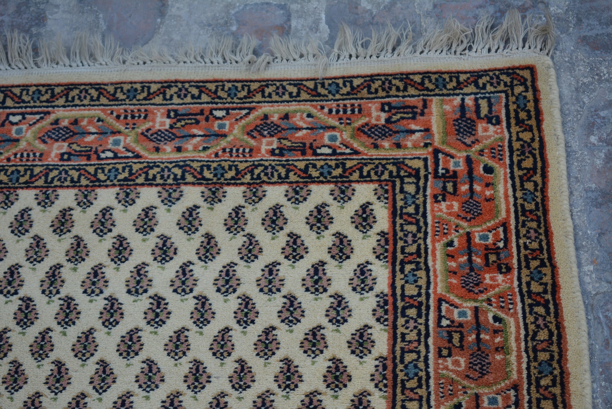 Vintage Turkish turkoman tribal handmade wool rug / Decorative rug