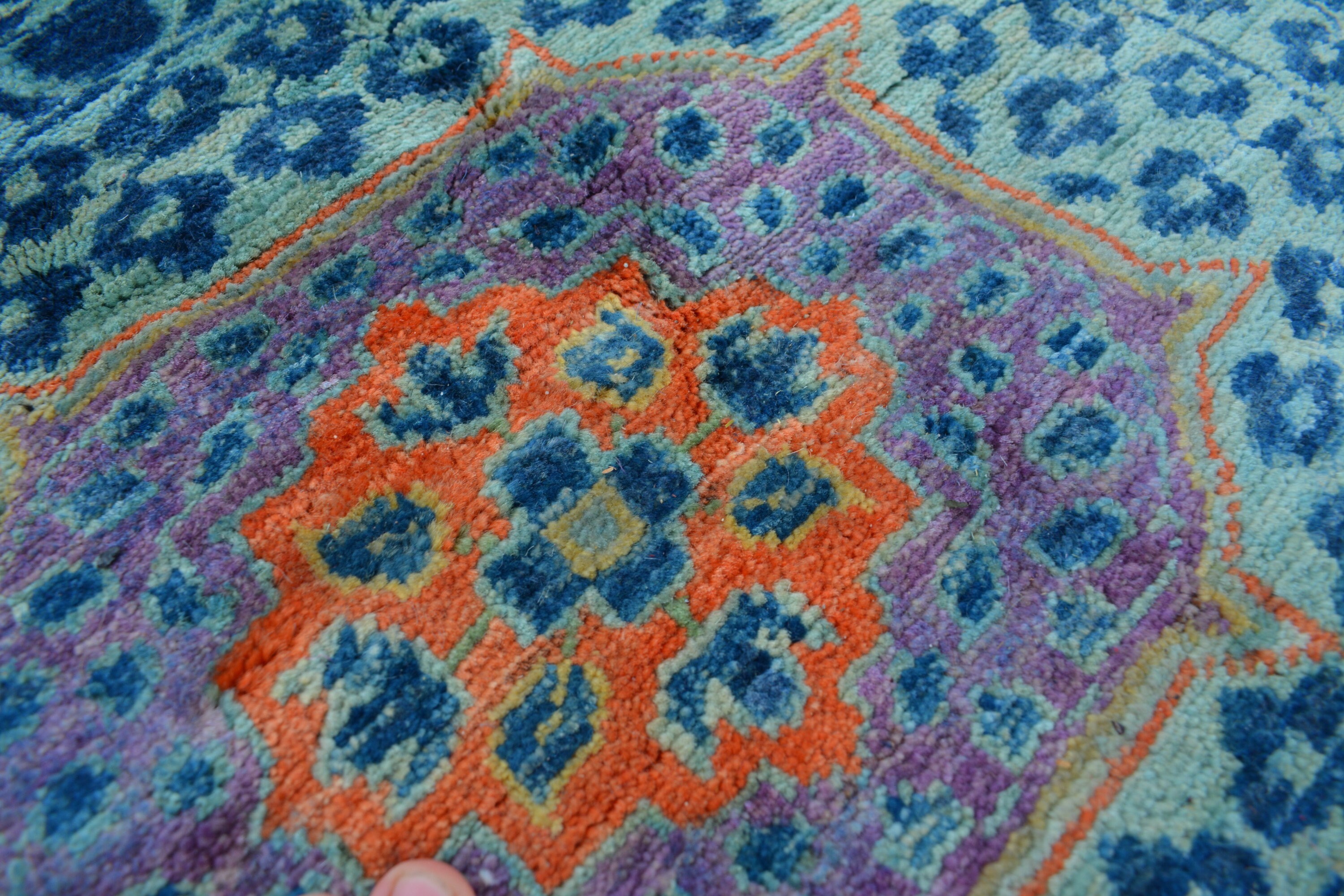 Best Quality hand knotted Oushak Mamlook rug / Decorative woolen rug