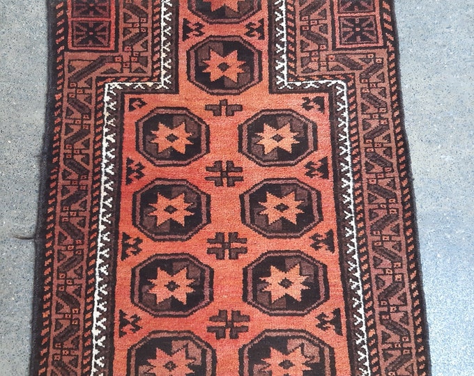 Vintage Tribal Tradtional rug - Traditional baluch rug