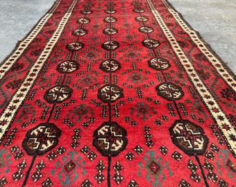 70% off 3'9 x 9'4 Vintage Bokhara rug handmade rug runner - hallway rug - kitchen rug