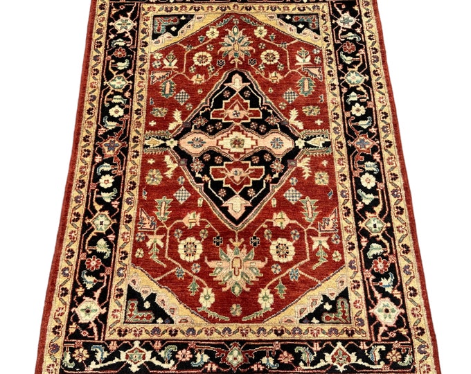 Persian Style hand knotted Veg dye Hand knotte Rug