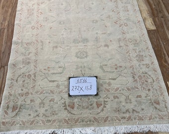 70% off 5.5 x 8.10 Ft/Unique Handmade Natural dyed Afghan Fine Oushak rug Nomadic Home Decor Living Room Rug