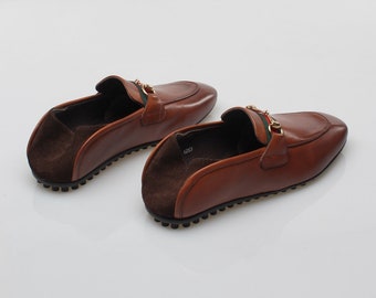 Elegant Loafers Made by Hand from Genuine Leather