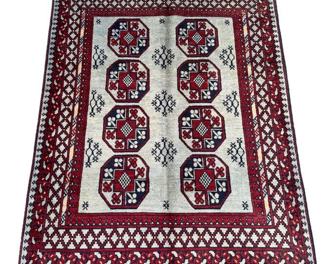 70% off Afghan Tribal Filpai hand knotted area rug