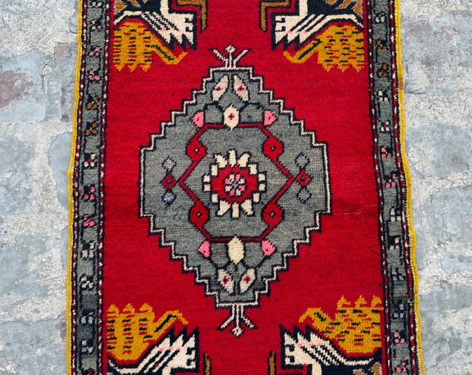 70% off Vintage Handmade Kapkaz wool rug | Boho Tribal hand knotted rug