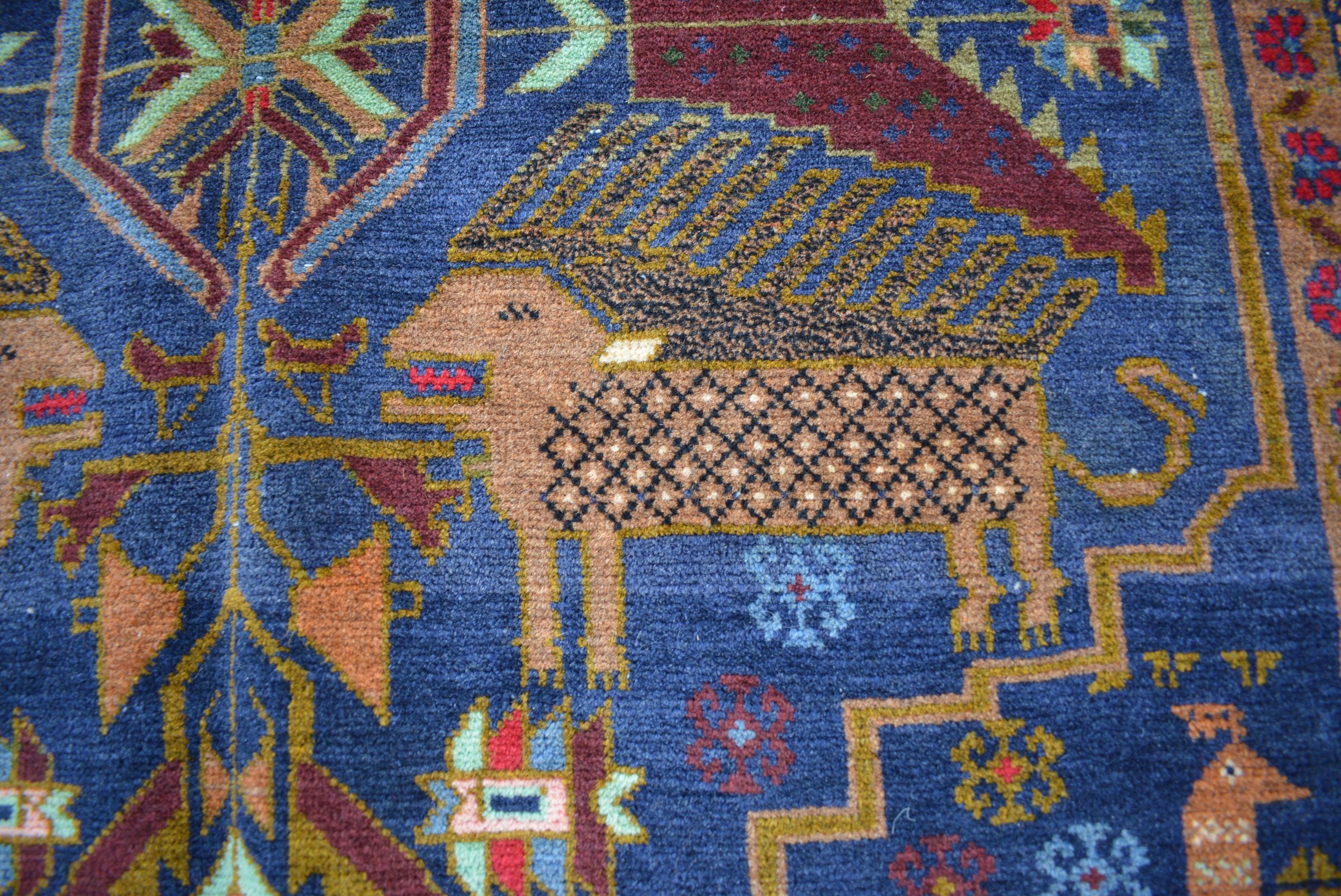 Rare Vintage Afghan baluchi tribal handmade wool rug / Decorative rug vintage afghan traditional