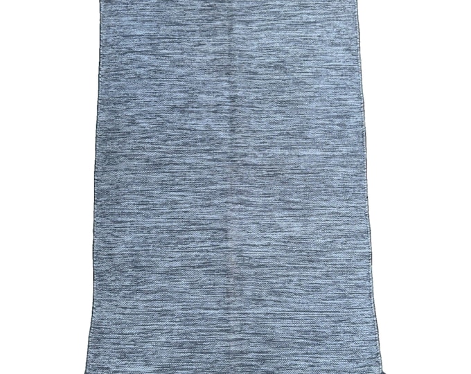 70% off Plain Grey Handwoven Wool Kilim Rug - Elegant, Minimalist, and Timeless Design for Your Home